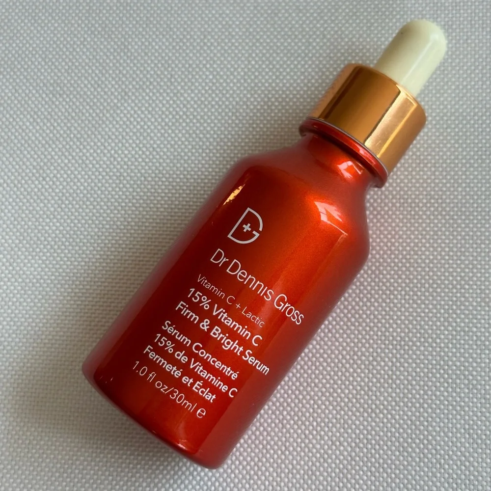 NWT Dr. Dennis Gross Skincare Vitamin C Firm & Bright Serum - Picture 2 of 2
